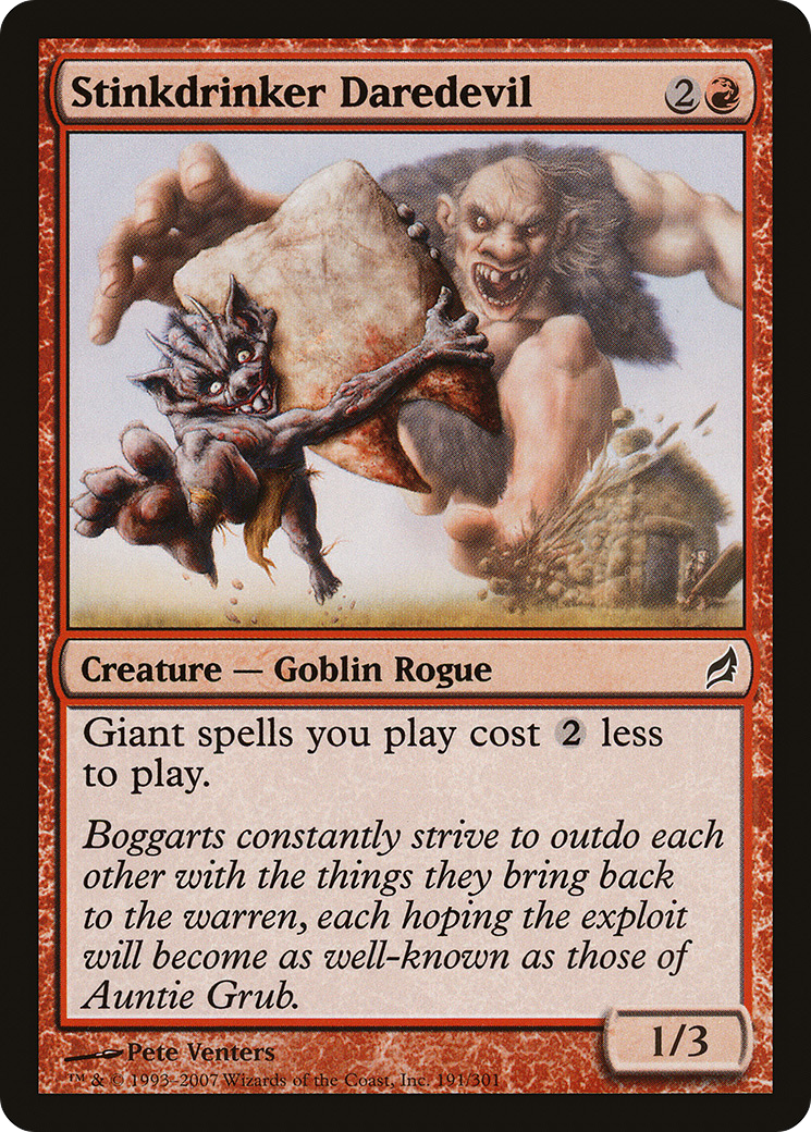 Stinkdrinker Daredevil (LRW-191) - Lorwyn - Premium MTG Single from Wizards of the Coast - Just $0.08! Shop now at Game Crave Tournament Store