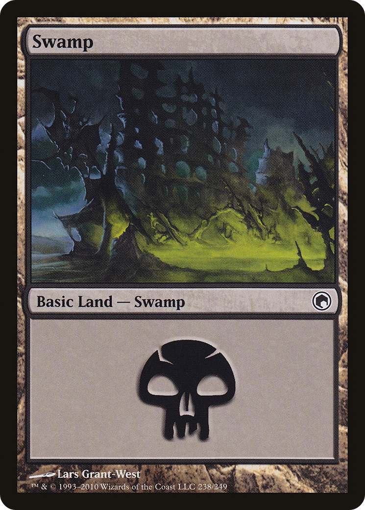 Swamp (SOM-238) - Scars of Mirrodin Foil - Premium MTG Single from Wizards of the Coast - Just $0.29! Shop now at Game Crave Tournament Store
