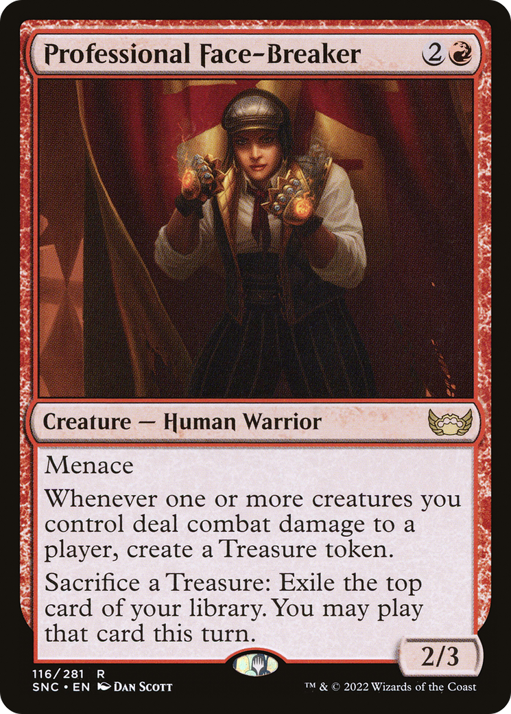 Professional Face-Breaker (SNC-116) - Streets of New Capenna - Premium MTG Single from Wizards of the Coast - Just $1.02! Shop now at Game Crave Tournament Store