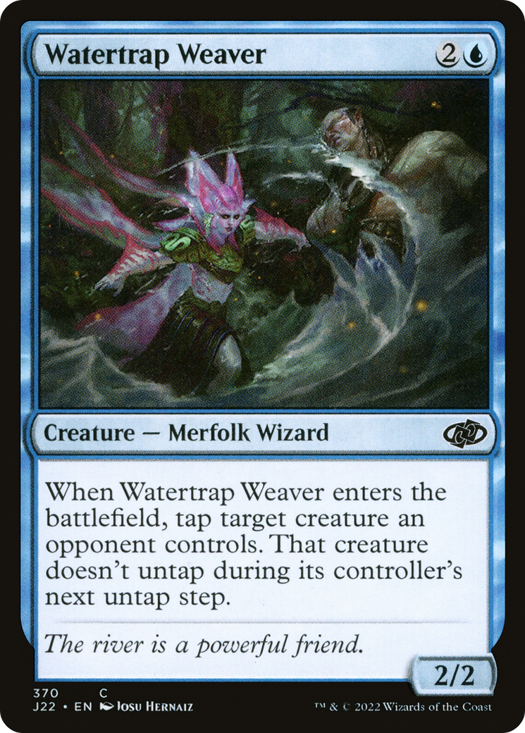 Watertrap Weaver (J22-370) - Jumpstart 2022 - Premium MTG Single from Wizards of the Coast - Just $0.25! Shop now at Game Crave Tournament Store