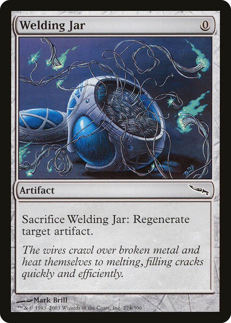 Welding Jar (MRD-274) - Mirrodin Foil - Premium MTG Single from Wizards of the Coast - Just $7.02! Shop now at Game Crave Tournament Store