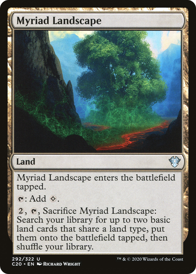 Myriad Landscape (C20-292) - Commander 2020 - Premium MTG Single from Wizards of the Coast - Just $0.08! Shop now at Game Crave Tournament Store