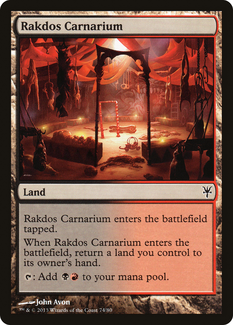 Rakdos Carnarium (DDK-074) - Duel Decks: Sorin vs. Tibalt - Premium MTG Single from Wizards of the Coast - Just $0.08! Shop now at Game Crave Tournament Store