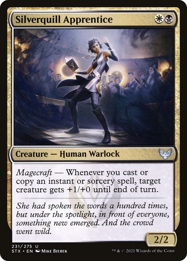 Silverquill Apprentice (STX-231) - Strixhaven: School of Mages - Premium MTG Single from Wizards of the Coast - Just $0.08! Shop now at Game Crave Tournament Store