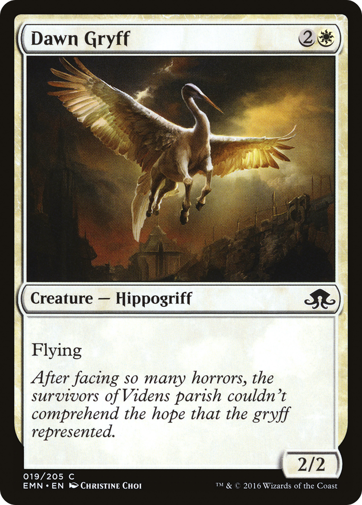 Dawn Gryff (EMN-019) - Eldritch Moon Foil - Premium MTG Single from Wizards of the Coast - Just $0.08! Shop now at Game Crave Tournament Store