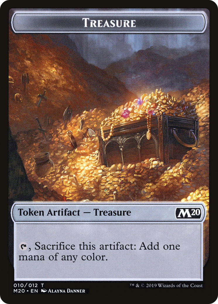 Treasure (TM20-010) - Core Set 2020 Tokens - Premium MTG Single from Wizards of the Coast - Just $0.25! Shop now at Game Crave Tournament Store