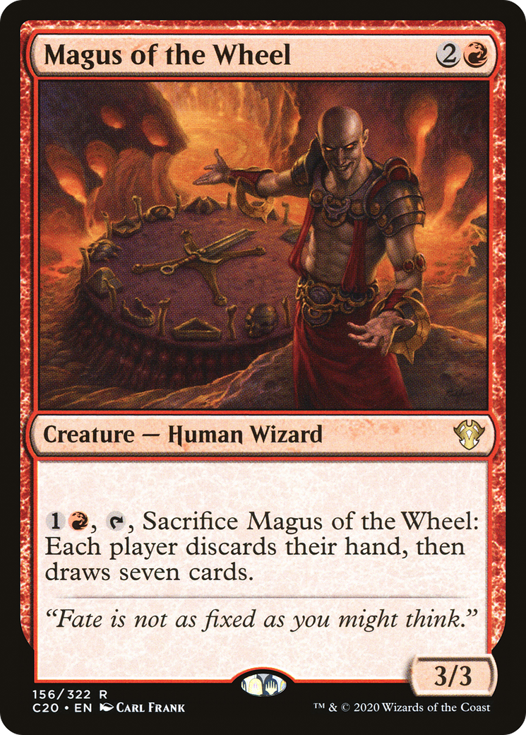 Magus of the Wheel (C20-156) - Commander 2020 - Premium MTG Single from Wizards of the Coast - Just $0.52! Shop now at Game Crave Tournament Store