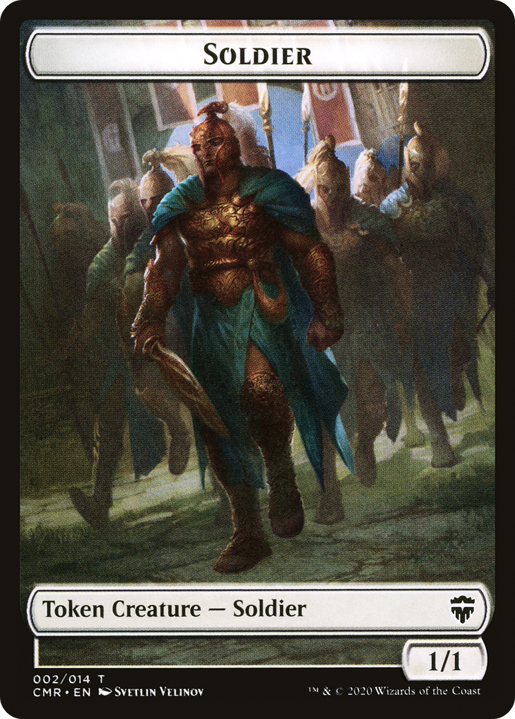 Soldier (TCMR-002) - Commander Legends Tokens Foil - Premium MTG Single from Wizards of the Coast - Just $0.08! Shop now at Game Crave Tournament Store