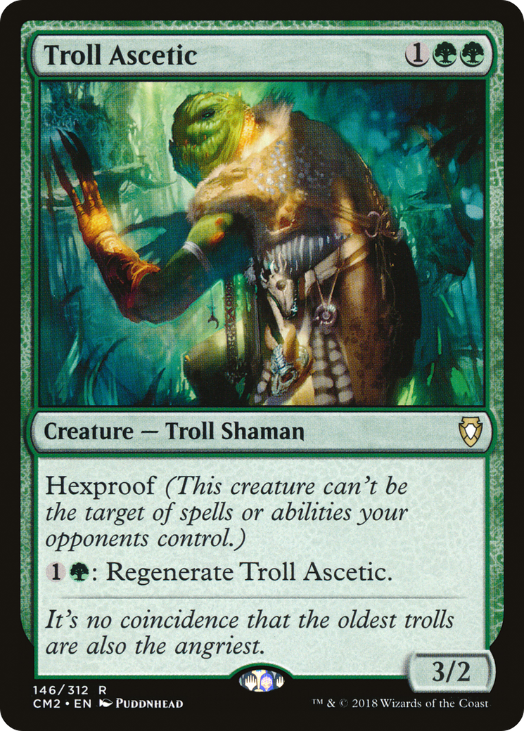 Troll Ascetic (CM2-146) - Commander Anthology Volume II - Premium MTG Single from Wizards of the Coast - Just $0.10! Shop now at Game Crave Tournament Store