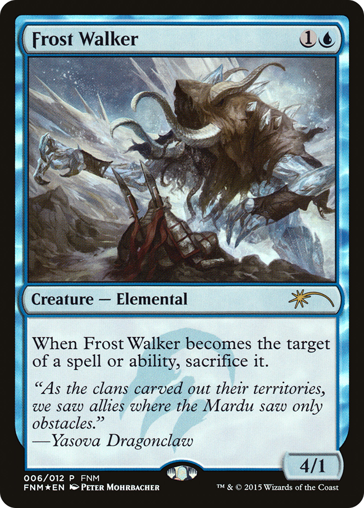 Frost Walker (F15-006) - Friday Night Magic 2015 Foil - Premium MTG Single from Wizards of the Coast - Just $0.08! Shop now at Game Crave Tournament Store