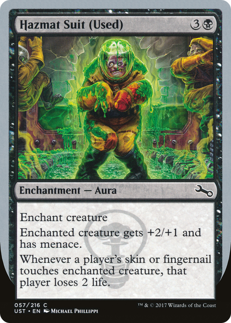 Hazmat Suit (Used) (UST-057) - Unstable Foil - Premium MTG Single from Wizards of the Coast - Just $0.11! Shop now at Game Crave Tournament Store