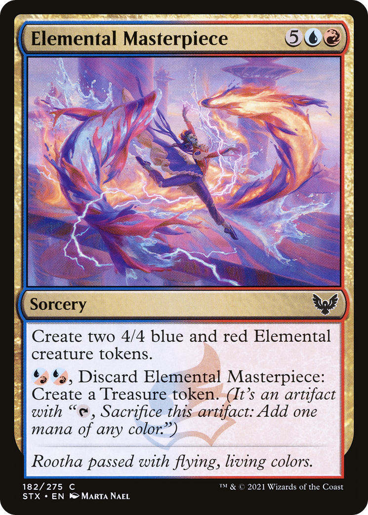 Elemental Masterpiece (STX-182) - Strixhaven: School of Mages - Premium MTG Single from Wizards of the Coast - Just $0.08! Shop now at Game Crave Tournament Store