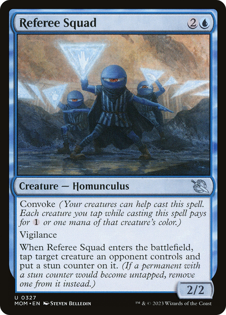 Referee Squad (MOM-327) - March of the Machine Foil - Premium MTG Single from Wizards of the Coast - Just $0.08! Shop now at Game Crave Tournament Store