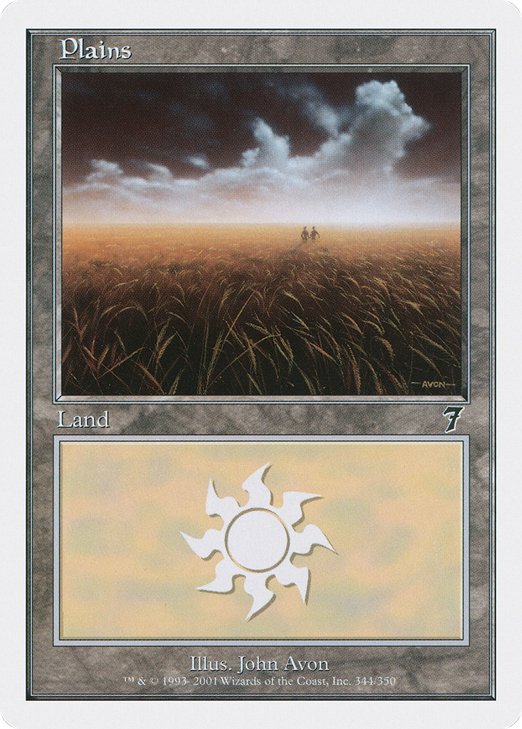 Plains (7ED-344) - Seventh Edition - Premium MTG Single from Wizards of the Coast - Just $0.13! Shop now at Game Crave Tournament Store