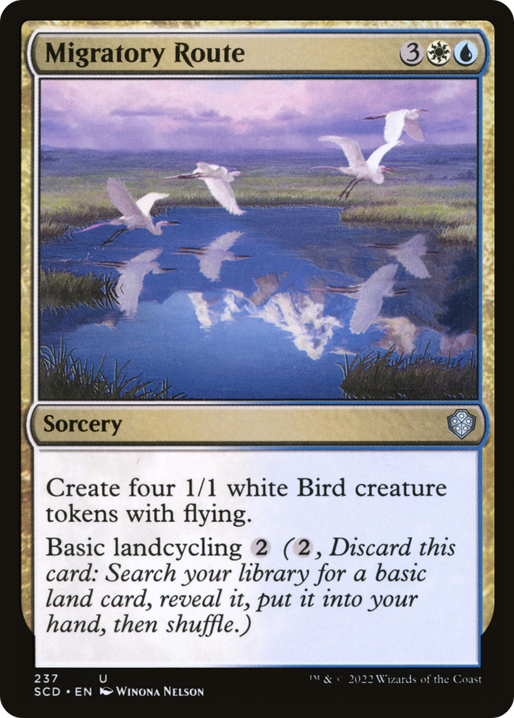Migratory Route (SCD-237) - Starter Commander Decks - Premium MTG Single from Wizards of the Coast - Just $0.08! Shop now at Game Crave Tournament Store