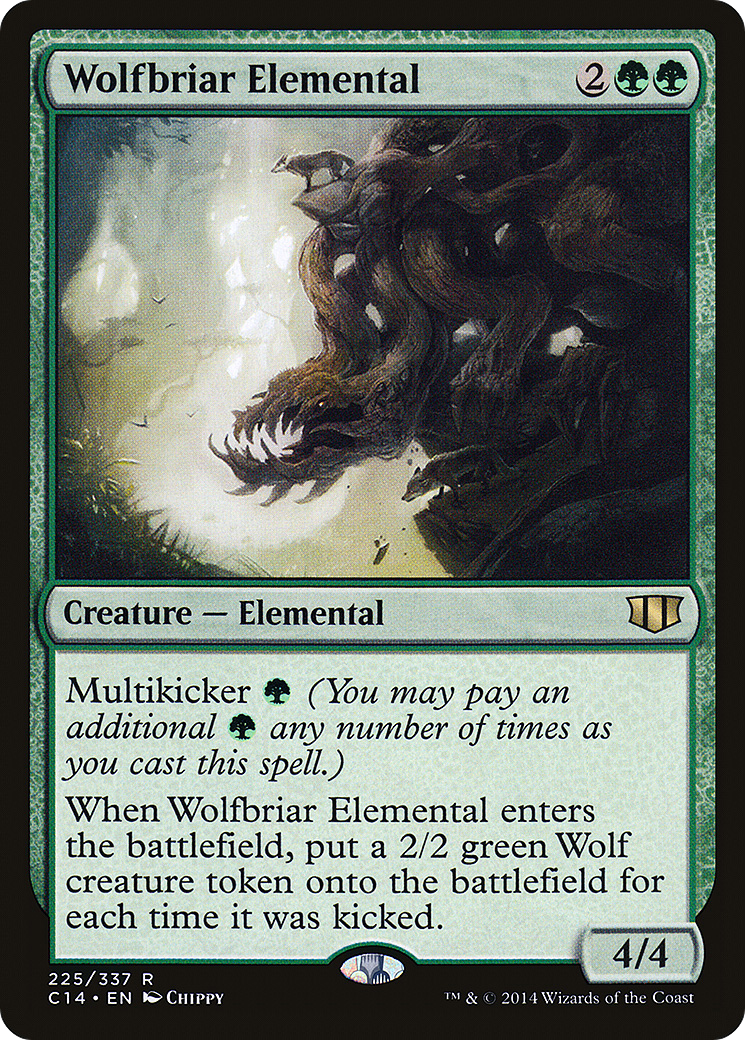 Wolfbriar Elemental (C14-225) - Commander 2014 - Premium MTG Single from Wizards of the Coast - Just $0.08! Shop now at Game Crave Tournament Store