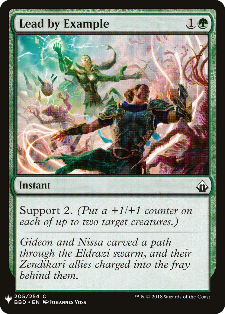 Lead by Example (MB1-1258) - Mystery Booster - Premium MTG Single from Wizards of the Coast - Just $0.08! Shop now at Game Crave Tournament Store