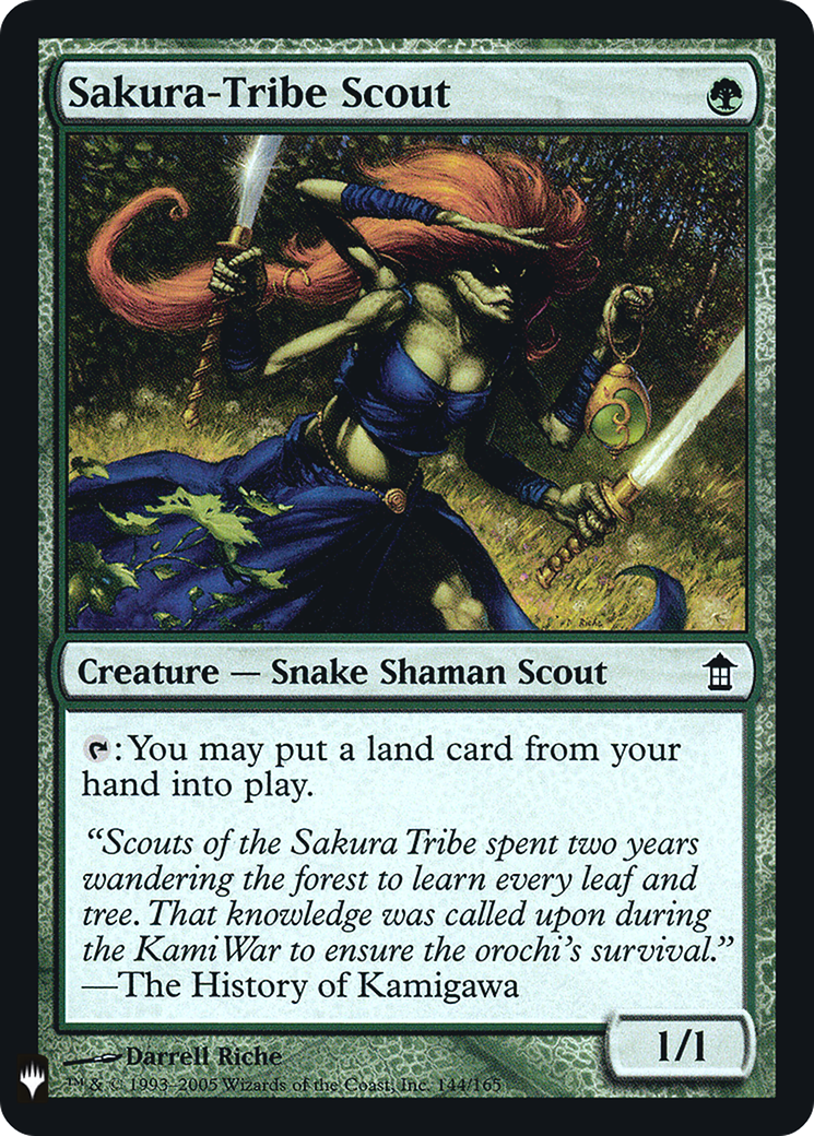 Sakura-Tribe Scout (FMB1-078) - Mystery Booster Retail Edition Foils Foil - Premium MTG Single from Wizards of the Coast - Just $2.10! Shop now at Game Crave Tournament Store