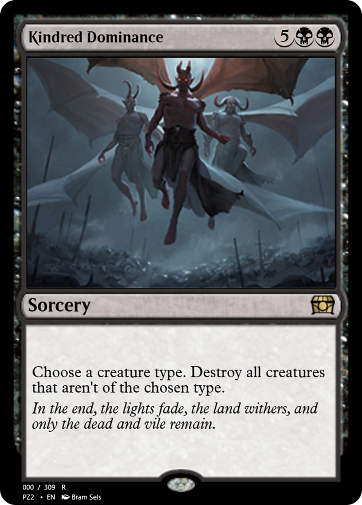 Kindred Dominance (PZ2-65723) - Treasure Chest - Premium MTG Single from Wizards of the Coast - Just $0! Shop now at Game Crave Tournament Store
