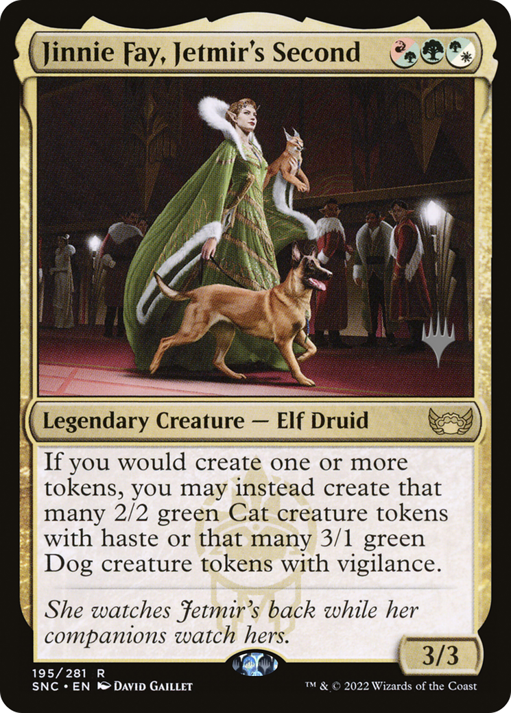 Jinnie Fay, Jetmir's Second (PSNC-195P) - Streets of New Capenna Promos Foil - Premium MTG Single from Wizards of the Coast - Just $0.67! Shop now at Game Crave Tournament Store