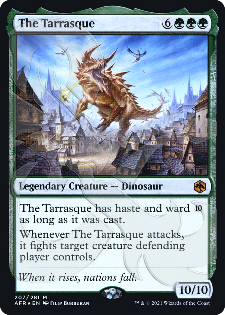 The Tarrasque (PAFR-207A) - Adventures in the Forgotten Realms Promos Foil - Premium MTG Single from Wizards of the Coast - Just $5.96! Shop now at Game Crave Tournament Store