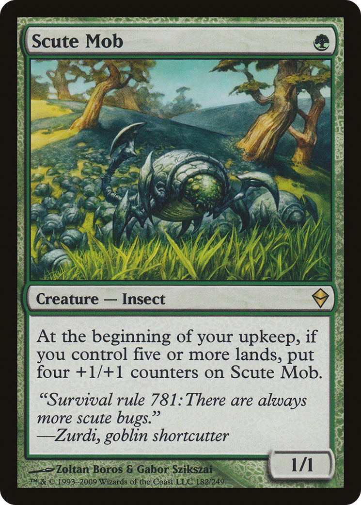 Scute Mob (ZEN-182) - Zendikar Foil - Premium MTG Single from Wizards of the Coast - Just $1.35! Shop now at Game Crave Tournament Store