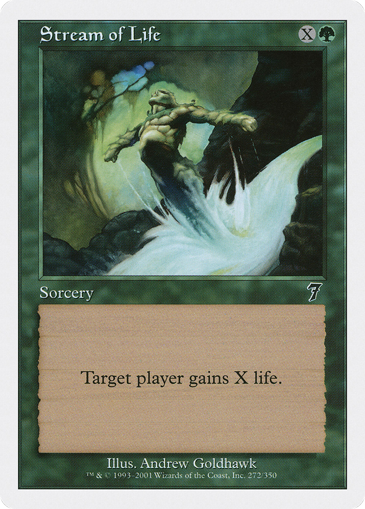 Stream of Life (7ED-272) - Seventh Edition - Premium MTG Single from Wizards of the Coast - Just $0.08! Shop now at Game Crave Tournament Store