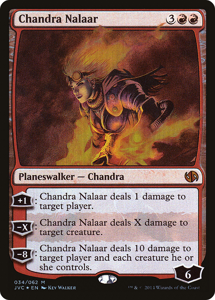 Chandra Nalaar (JVC-034) - Duel Decks Anthology: Jace vs. Chandra Foil - Premium MTG Single from Wizards of the Coast - Just $0.42! Shop now at Game Crave Tournament Store