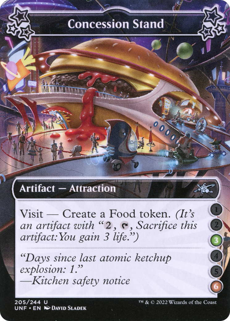 Concession Stand (UNF-205B) - Unfinity Foil - Premium MTG Single from Wizards of the Coast - Just $0.28! Shop now at Game Crave Tournament Store