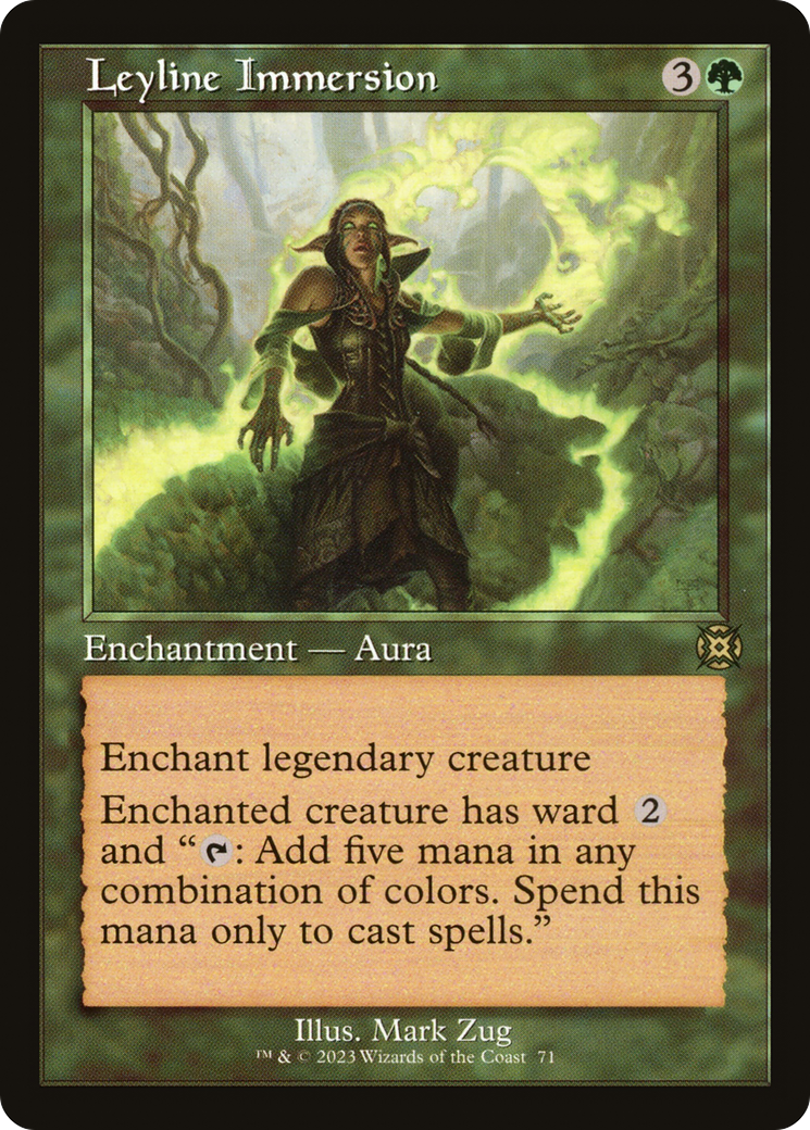 Leyline Immersion (MAT-071) - March of the Machine: The Aftermath: (Showcase) - Premium MTG Single from Wizards of the Coast - Just $0.10! Shop now at Game Crave Tournament Store