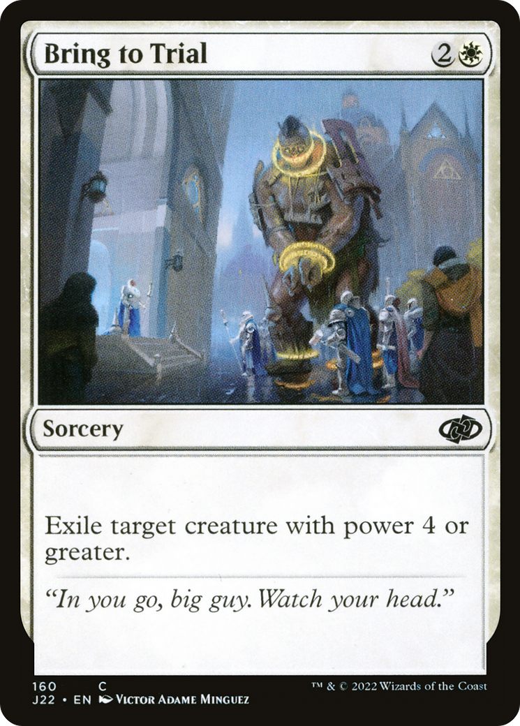 Bring to Trial (J22-160) - Jumpstart 2022 - Premium MTG Single from Wizards of the Coast - Just $0.25! Shop now at Game Crave Tournament Store