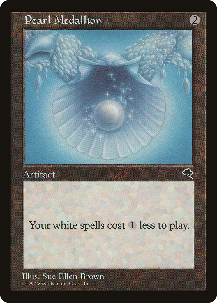 Pearl Medallion (TMP-300) - Tempest - Premium MTG Single from Wizards of the Coast - Just $4.73! Shop now at Game Crave Tournament Store