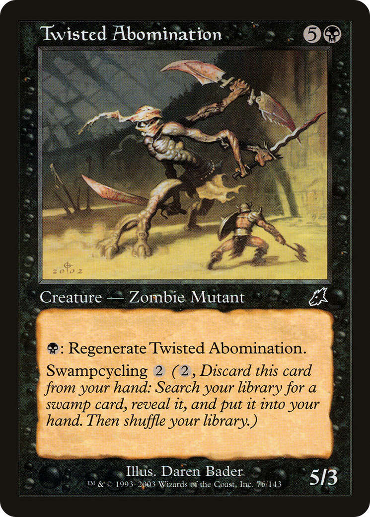 Twisted Abomination (SCG-076) - Scourge - Premium MTG Single from Wizards of the Coast - Just $0.08! Shop now at Game Crave Tournament Store
