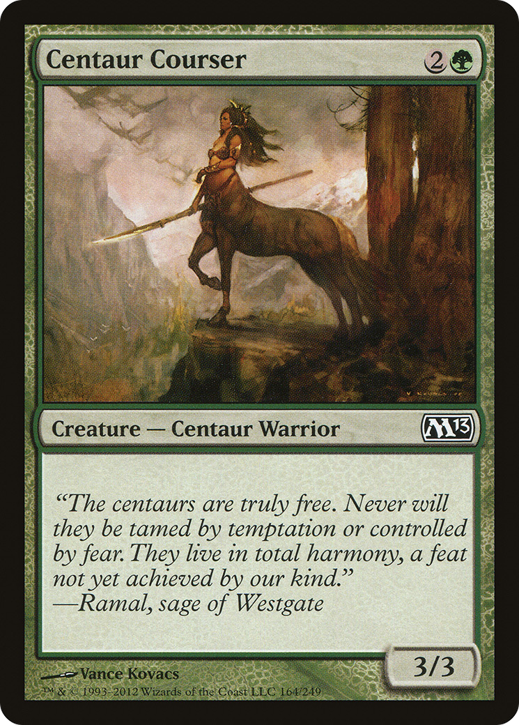 Centaur Courser (M13-164) - Magic 2013 - Premium MTG Single from Wizards of the Coast - Just $0.08! Shop now at Game Crave Tournament Store