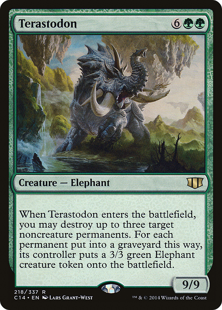 Terastodon (C14-218) - Commander 2014 - Premium MTG Single from Wizards of the Coast - Just $0.27! Shop now at Game Crave Tournament Store