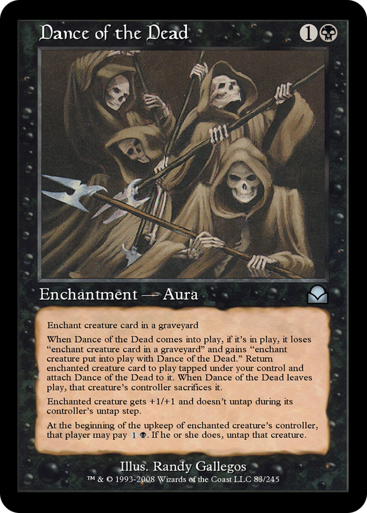 Dance of the Dead (ME2-083) - Masters Edition II Foil - Premium MTG Single from Wizards of the Coast - Just $0! Shop now at Game Crave Tournament Store