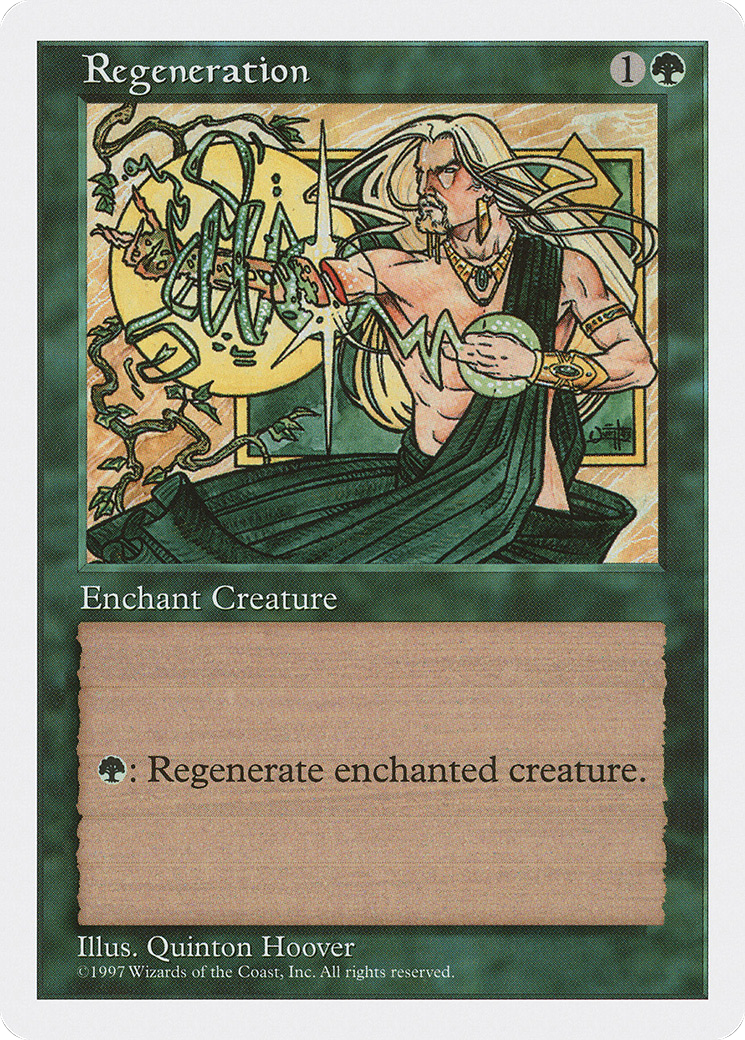 Regeneration (5ED-321) - Fifth Edition - Premium MTG Single from Wizards of the Coast - Just $0.25! Shop now at Game Crave Tournament Store