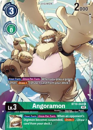 Digimon Xros Encounter Rare Angoramon Bt10-044 (Alternate Art) Digimon Xros Encounter Rare Angoramon Bt10-044 (Alternate Art)