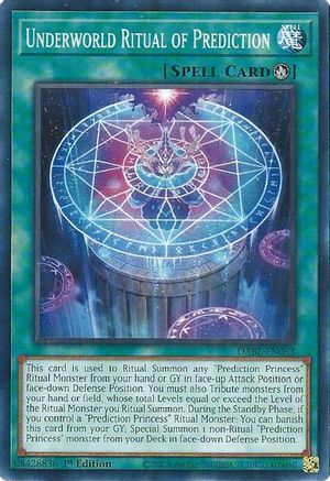 Underworld Ritual of Prediction (DABL-EN063) - Darkwing Blast 1st Edition - Premium Yugioh Single from Konami - Just $0.25! Shop now at Game Crave Tournament Store