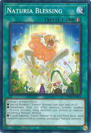 Game Crave Tournament Store - Naturia Blessing (DABL-EN064)