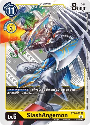 SlashAngemon (Winner Pack Xros Encounter) (BT1-062) - Release Special Booster - Premium Digimon Single from Bandai - Just $0.31! Shop now at Game Crave Tournament Store