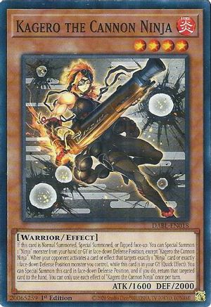 Game Crave Tournament Store - Kagero the Cannon Ninja (DABL-EN018)