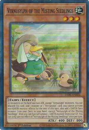 Vernusylph of the Misting Seedlings (DABL-EN026) - Darkwing Blast 1st Edition - Premium Yugioh Single from Konami - Just $1.90! Shop now at Game Crave Tournament Store