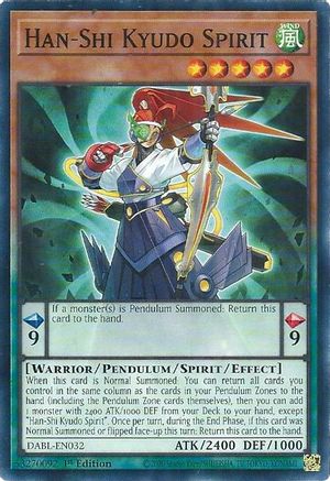 Han-Shi Kyudo Spirit (DABL-EN032) - Darkwing Blast 1st Edition - Premium Yugioh Single from Konami - Just $0.25! Shop now at Game Crave Tournament Store