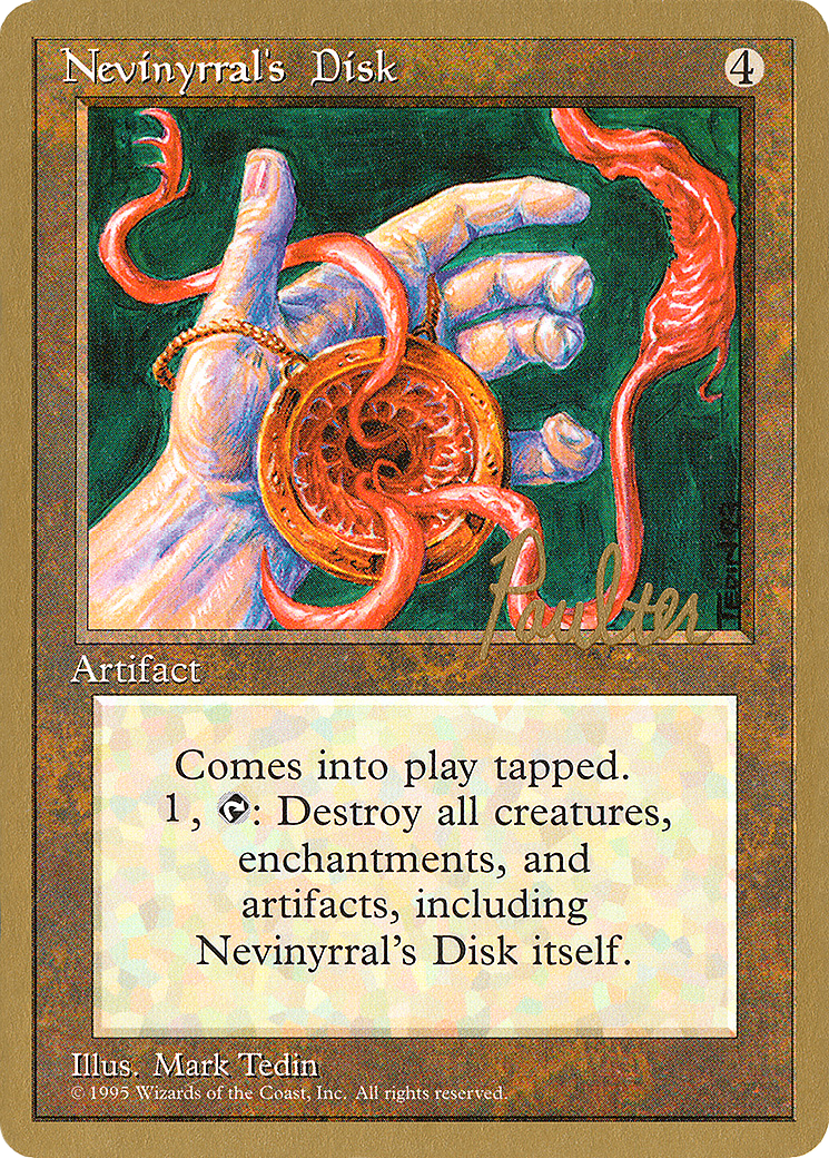 Nevinyrral's Disk (PTC-PP338) - Pro Tour Collector Set - Premium MTG Single from Wizards of the Coast - Just $0.25! Shop now at Game Crave Tournament Store
