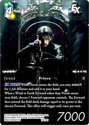 Noctis EX (Full Art) (RESURGENCE OF POWER) Foil - Premium Final Fantasy Single from Resurgence of Power - Just $11.82! Shop now at Game Crave Tournament Store