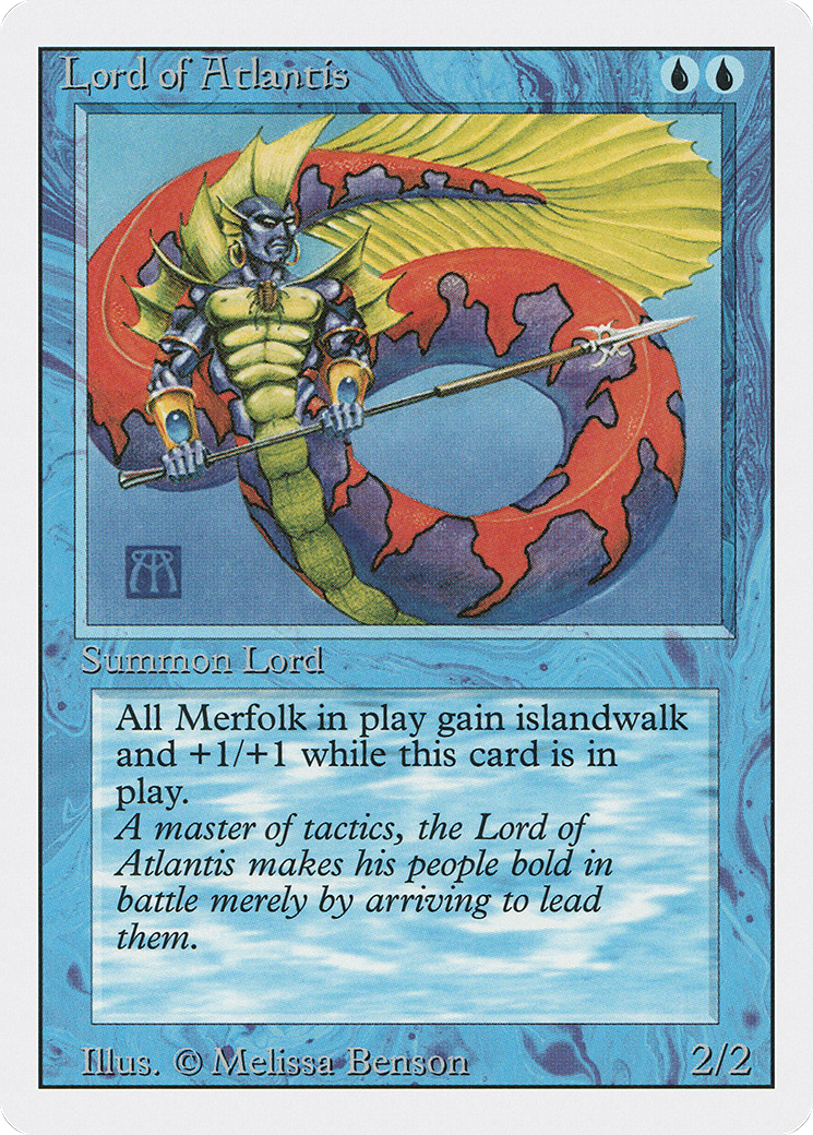 Lord of Atlantis (3ED-064) - Revised Edition - Premium MTG Single from Wizards of the Coast - Just $7.58! Shop now at Game Crave Tournament Store
