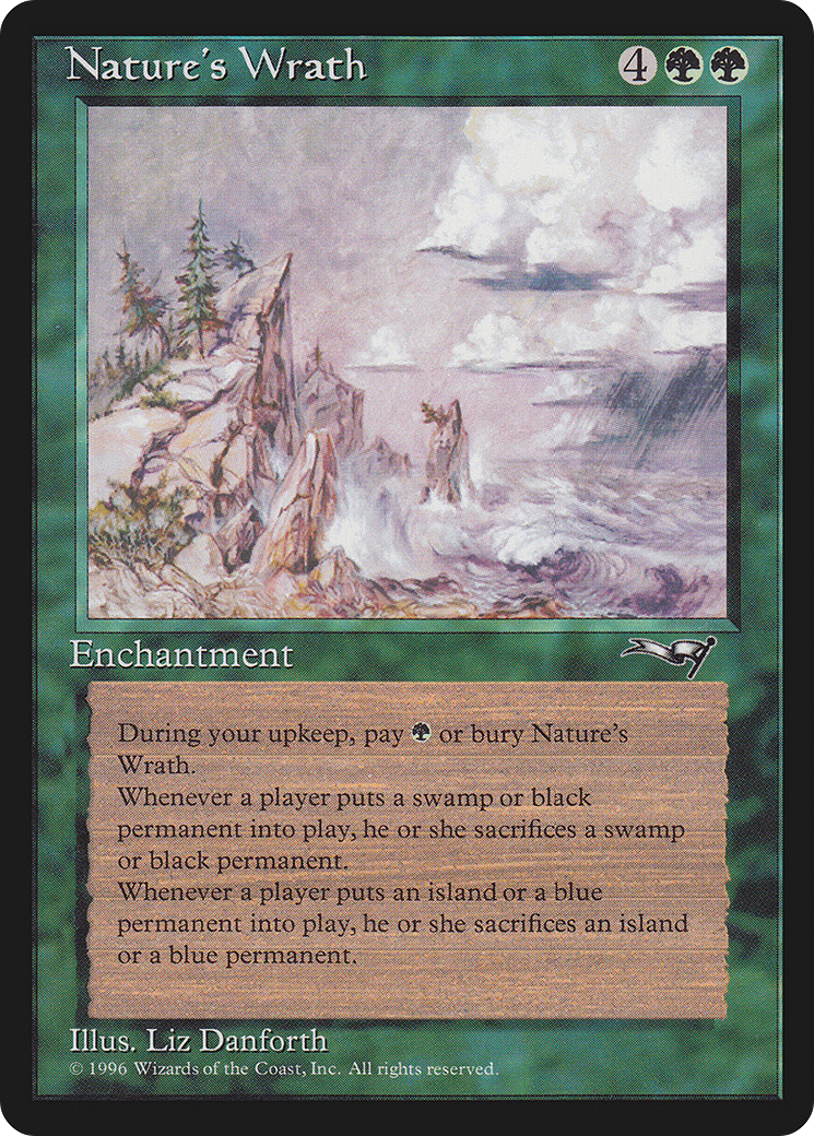 Nature's Wrath (ALL-098) - Alliances - Premium MTG Single from Wizards of the Coast - Just $1.58! Shop now at Game Crave Tournament Store