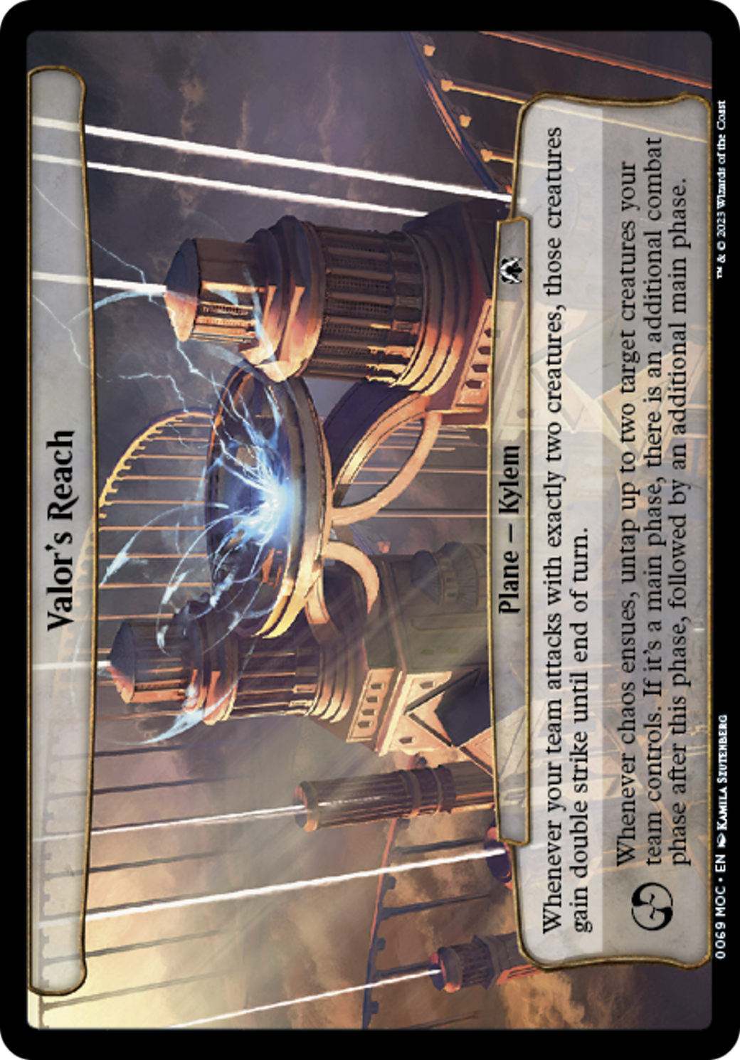 Valor's Reach (MOC-069) - March of the Machine Commander - Premium MTG Single from Wizards of the Coast - Just $0.10! Shop now at Game Crave Tournament Store
