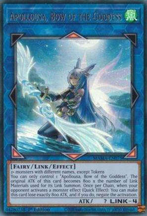 Apollousa, Bow of the Goddess (MAMA-EN075) - Magnificent Mavens 1st Edition - Premium Yugioh Single from Konami - Just $0.76! Shop now at Game Crave Tournament Store